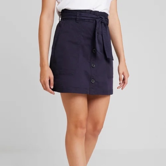 Abercrombie & Fitch Dresses & Skirts - Abercrombie & Fitch Skirt Navy Blue Skirt Button Down Skirt Blue Mini Skirt